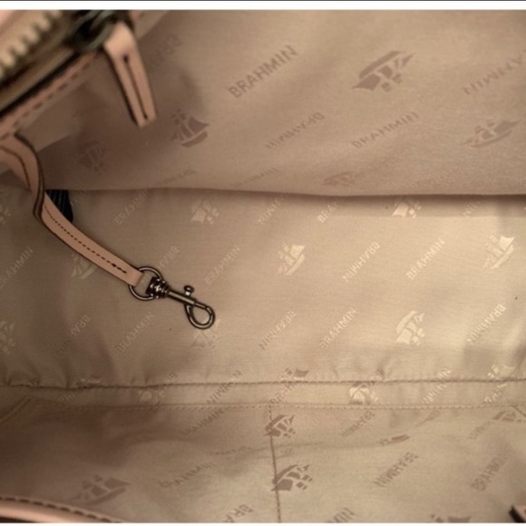 😎 BRAHMIN Raelynn Blossom Pink Galveston Satchel NWT $345 - Picture 12 of 13